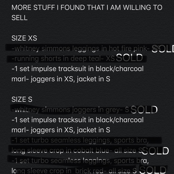 SOLD Gymshark - Picture 2 of 3